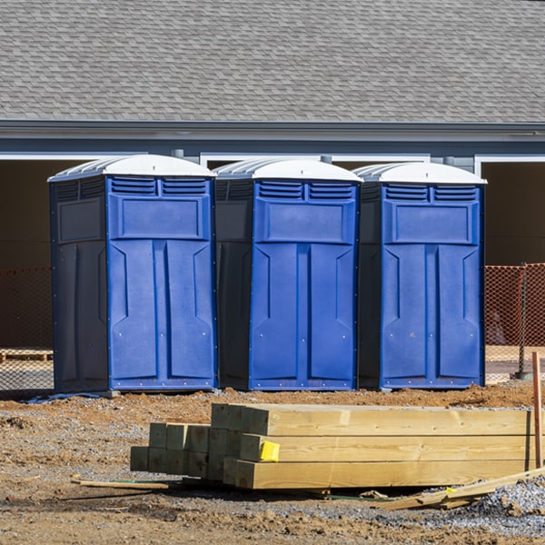 what is the cost difference between standard and deluxe porta potty rentals in North Shore Virginia